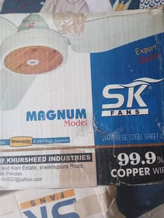 SK Fan (Model Magnum 56" Celling Fan)