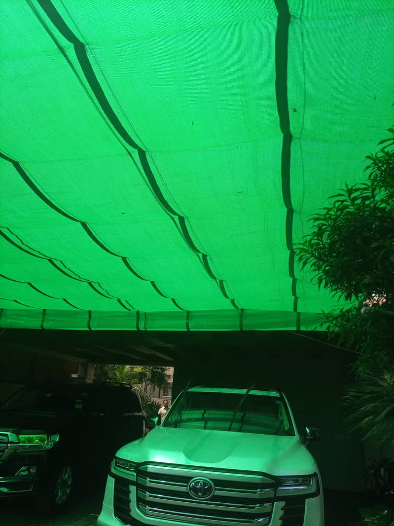 Green Shade Net/Green Jaali/Boundary Net for Construction sites 2