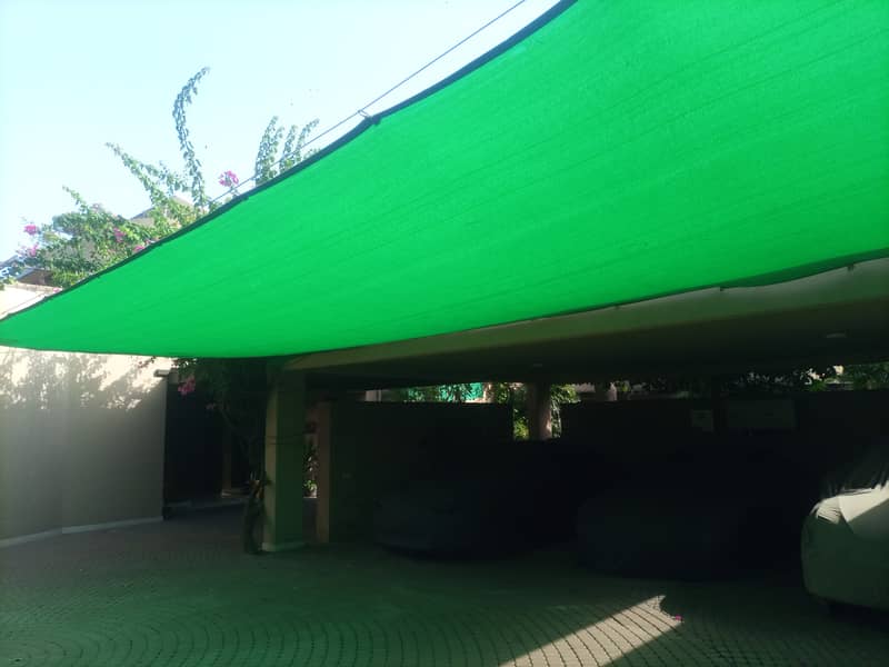 Green Shade Net/Green Jaali/Boundary Net for Construction sites 15