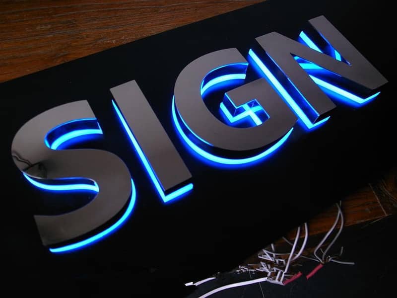 3D sign board | Neon Sign | Acralic Board | Flex printing 0