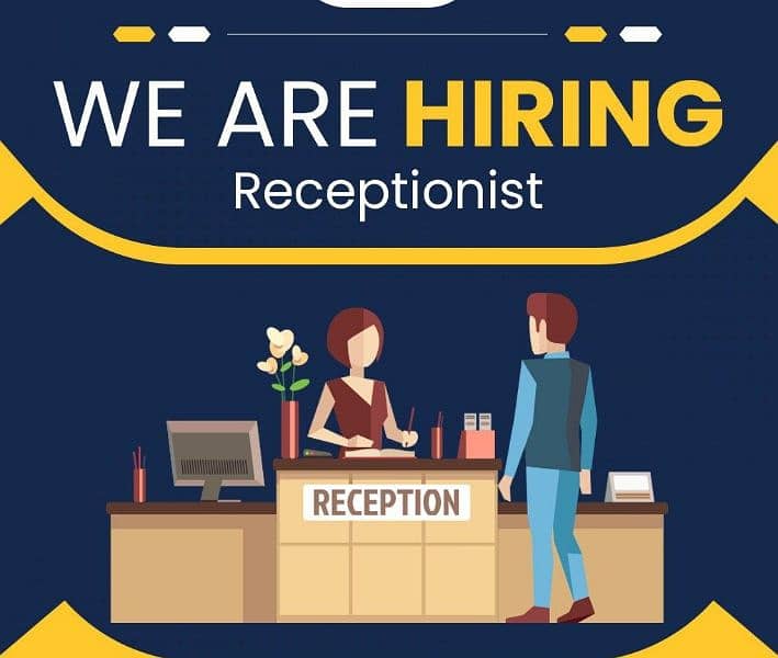 female receptionist required 0