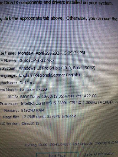 Dell Latitude e7250 Corei5 5th Gen Laptop in A+ Condition (UAE Import) 11
