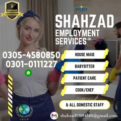 Maid/Chef/Paitent care/Nursing staff/babysitter/Helper/domestic staff 0