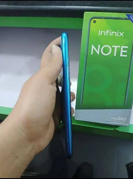 Infinix note 8i   6/128gb with box charger 1