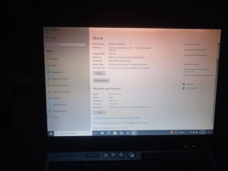 Dell laptop 4,320 0