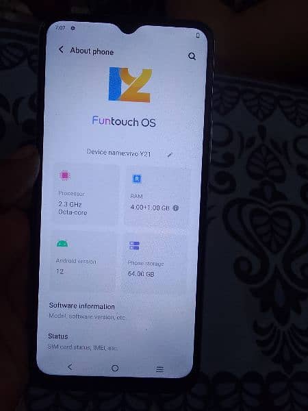 vivo y21 pta aproved only set 4/64 finger not working 0
