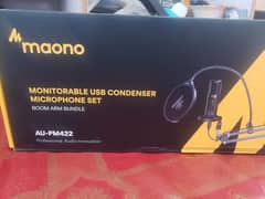 Maono Au-Pm 422 USB condenser professional microphone for Podcast, Yt