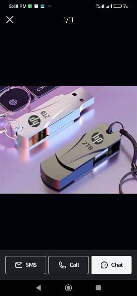 USB flash drive hp 2 TB fresh not used 2