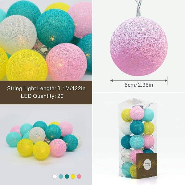 30CM RGB BALLS 12CM 5