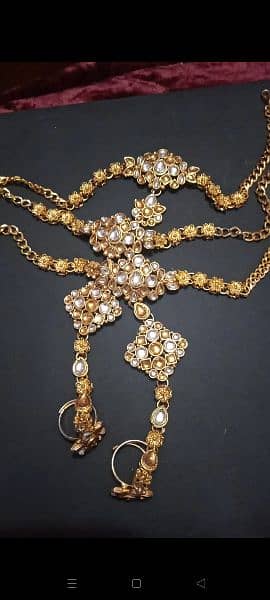 Indian Kundan Bridal Jewelry set 0