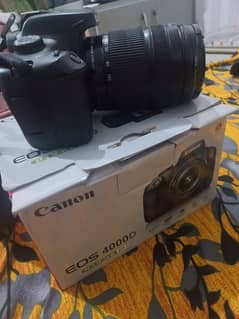 DSLR camera Canon 4000D  lush condition  two lens 18-135mm / 75-300mm