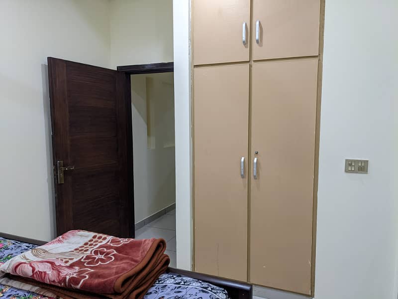 Single bed furnished flat available for rent Citi Housing Gujranwala 10