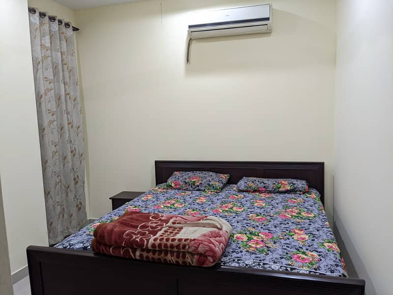 Single bed furnished flat available for rent Citi Housing Gujranwala 12