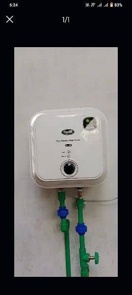 Electric geyser 10 by 10 new condition 5 days used 0