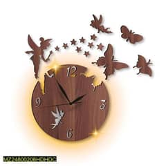 Fairy Design Wall Clock with Backlights