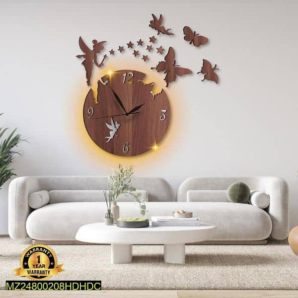 Fairy Design Wall Clock with Backlights 1