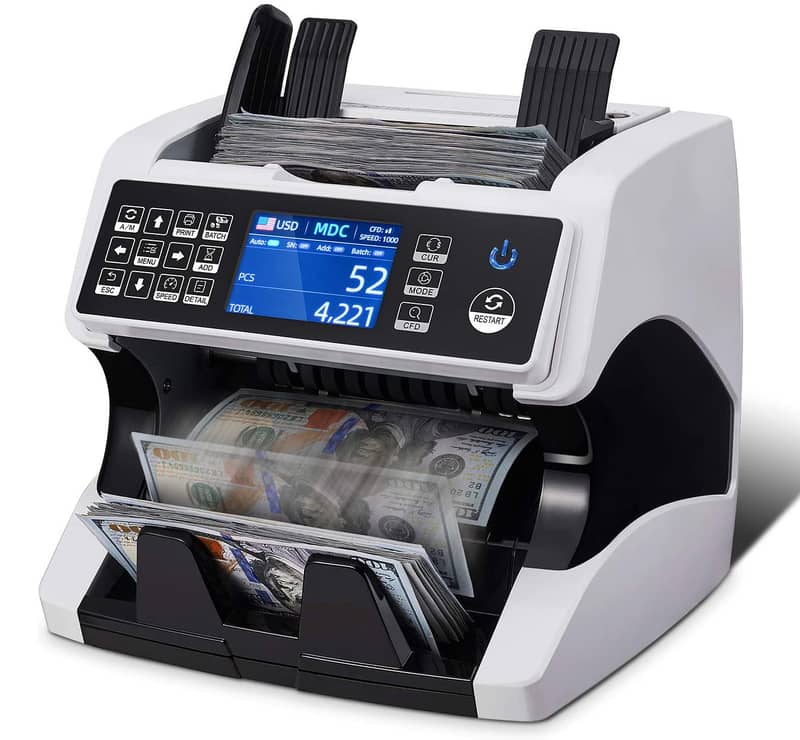 cash counting Machine,Fake note deduction, bundle counter 7