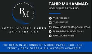 WE DEALS IN ALL KINDS OF MOBILE PARTS AND SERVICES