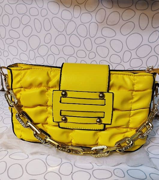 yellow hand bag for women's new style 3