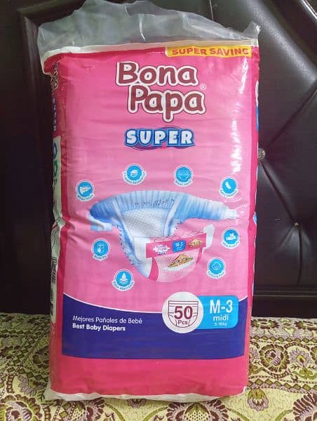 Bona Papa Baby diaper available in all sizes 0