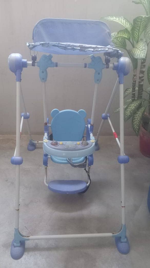 Baby Swing Rocking Chair – Blue 0