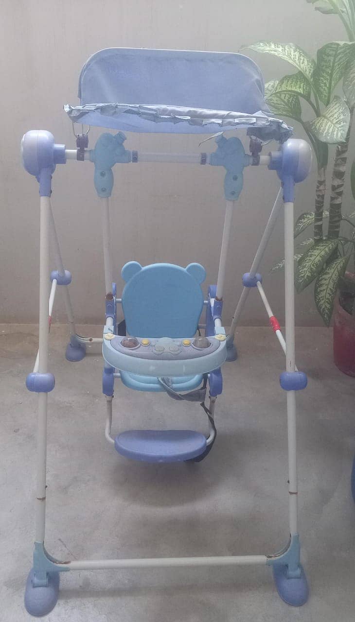 Baby Swing Rocking Chair – Blue 3