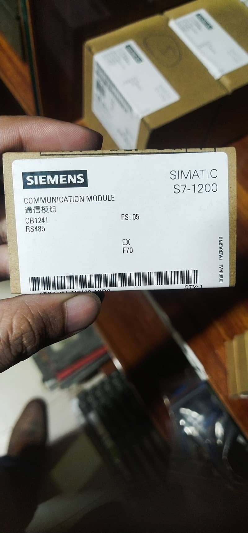 S7 1200 PLC Siemens, Analog, Digital I/O, Communication card new & use 11