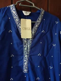 chinyere lawn embroidered shirt urgent sale