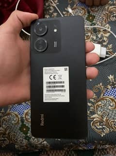 redmi 13 c with box in warnety 2 months use only home all okay