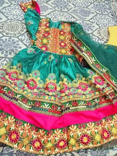 new Afgani Frock Colour See Green