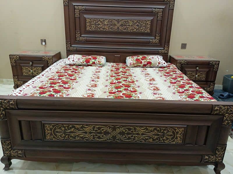 bed set solid wood 1
