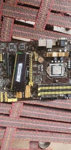 i7 4th generation with asus z87c 4gb ram