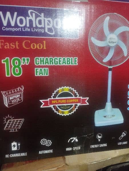 charging fan / rechargeable  / AC / DC / 12 volts / chargeable fan 3