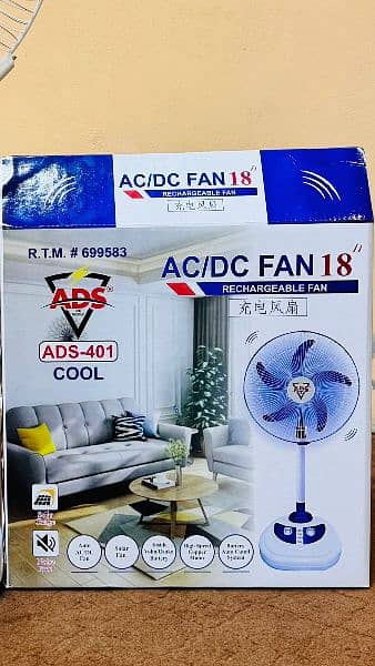charging fan / rechargeable  / AC / DC / 12 volts / chargeable fan 12
