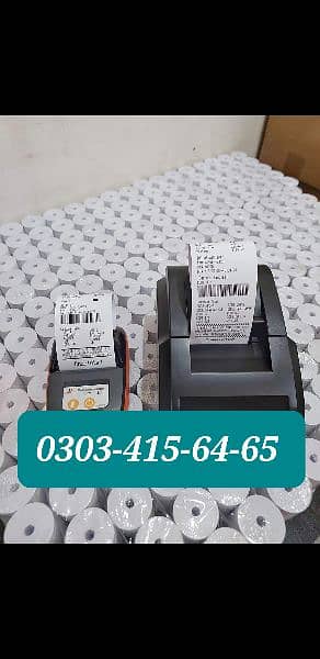 Thermal paper printer rolls & Barcode Labels sticker rolls 0