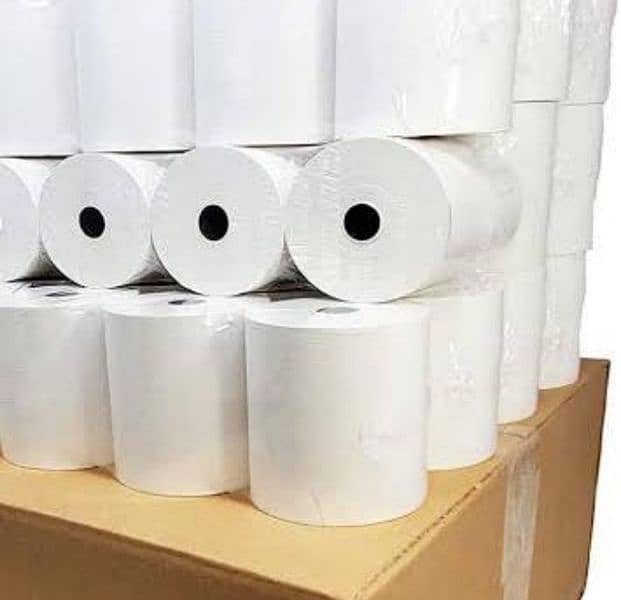 Thermal paper printer rolls & Barcode Labels sticker rolls 1