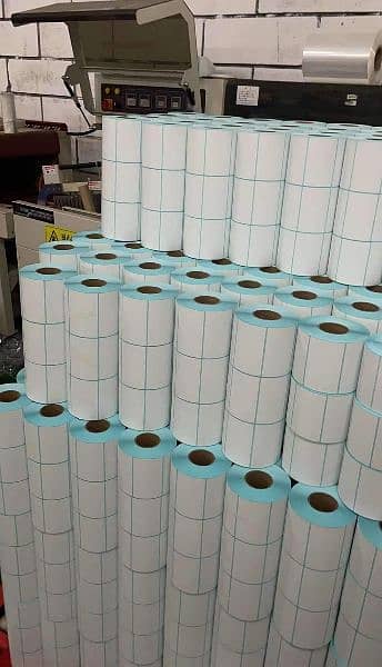 Thermal paper printer rolls & Barcode Labels sticker rolls 2