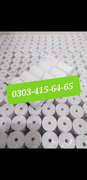 Thermal paper printer rolls & Barcode Labels sticker rolls 4