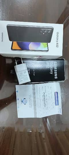 Samsung A52 Mobile with complete Box