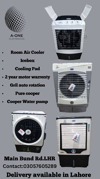 Room Air Cooler with 2 year warranty. (Different Price of All models) 0