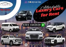 Rent a Car | Car Rental | Revo | Prado V8 Fortuner | Luxury Car |Mycar 0