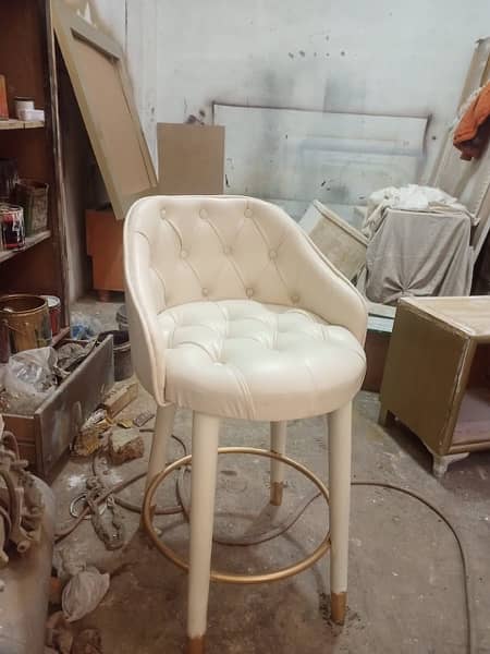 Pearl white chair 1