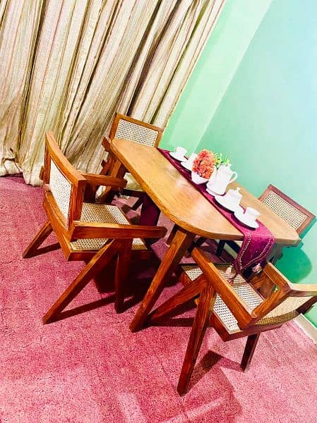 Sheesham Wood Dining Table 0