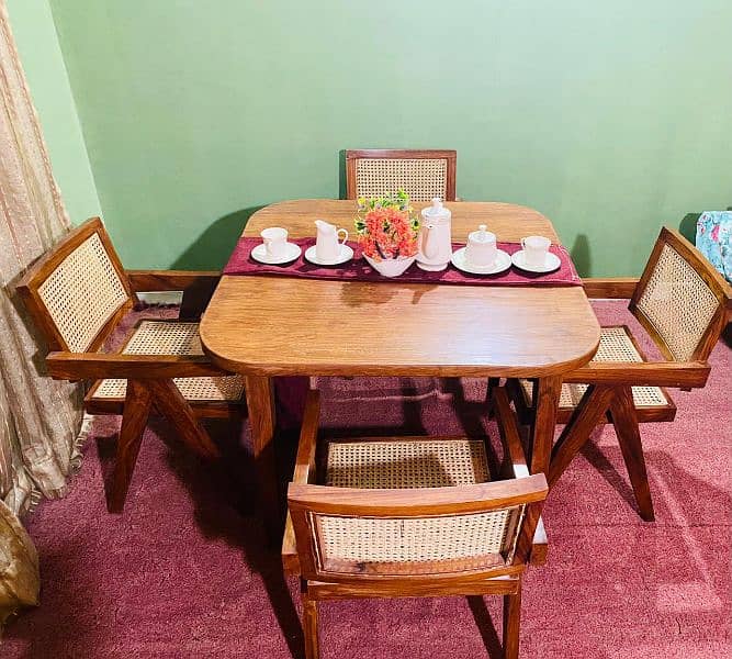 Sheesham Wood Dining Table 1