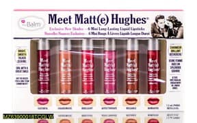 Pack of 6 Matte lipsticks