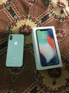 iphone x white color 64 gb official PTA approved