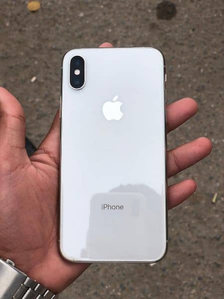 iphone x white color 64 gb official PTA approved 1