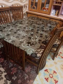 dinning table with 6 chairs