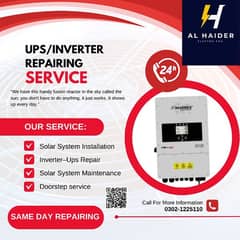 Solar inverter repairing service/ac card repairing/ups/pcb/ac repair
