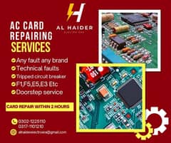 Ac card repair/solar inverter repairing service/ups/pcb/ac repair